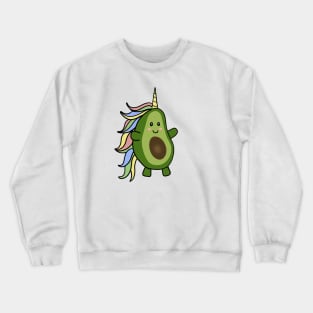 Cute Unicorn Avocado Lover Crewneck Sweatshirt